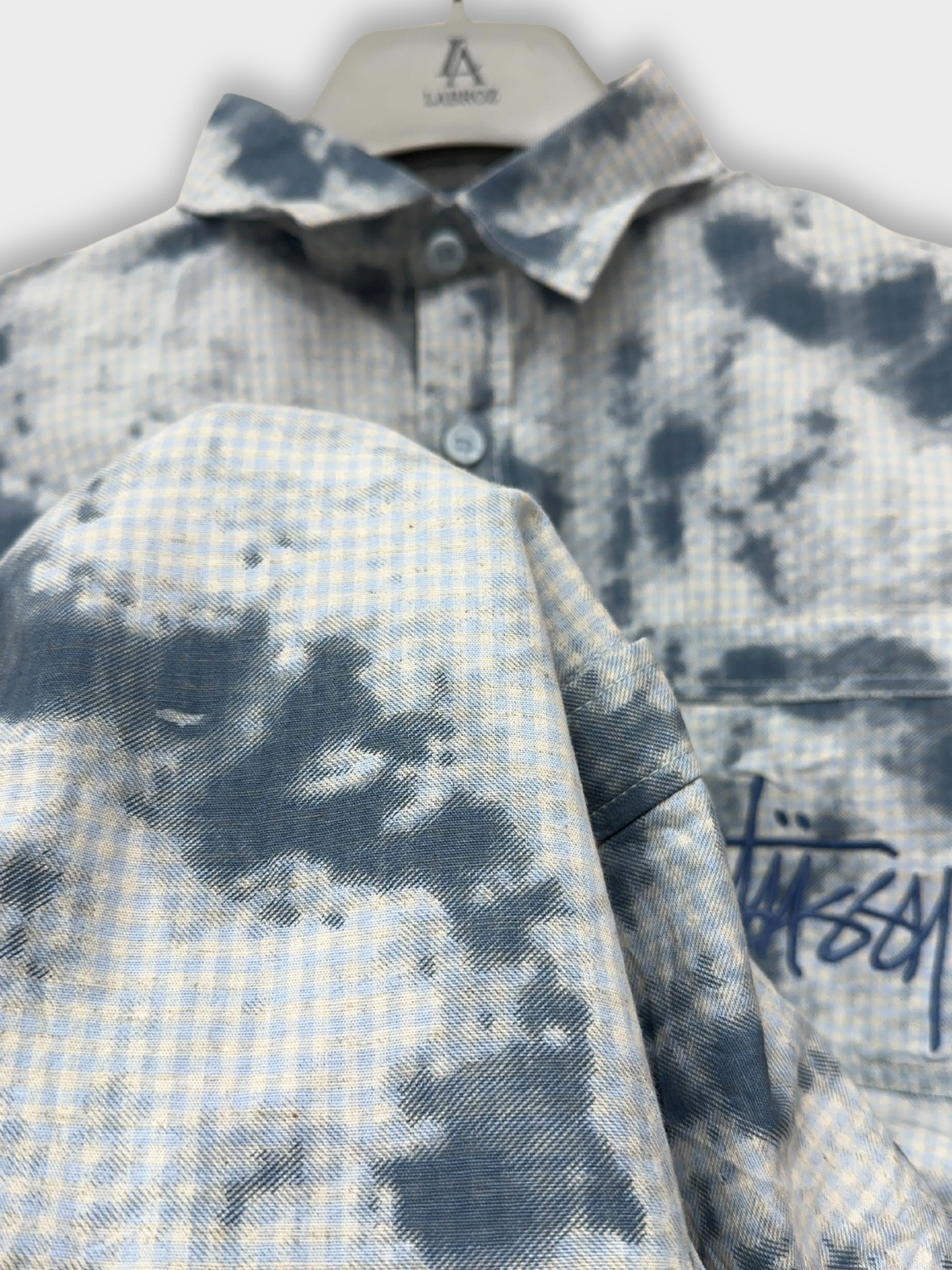 Men’s Fancy Dobby Multicolor Abstract Print Shirt