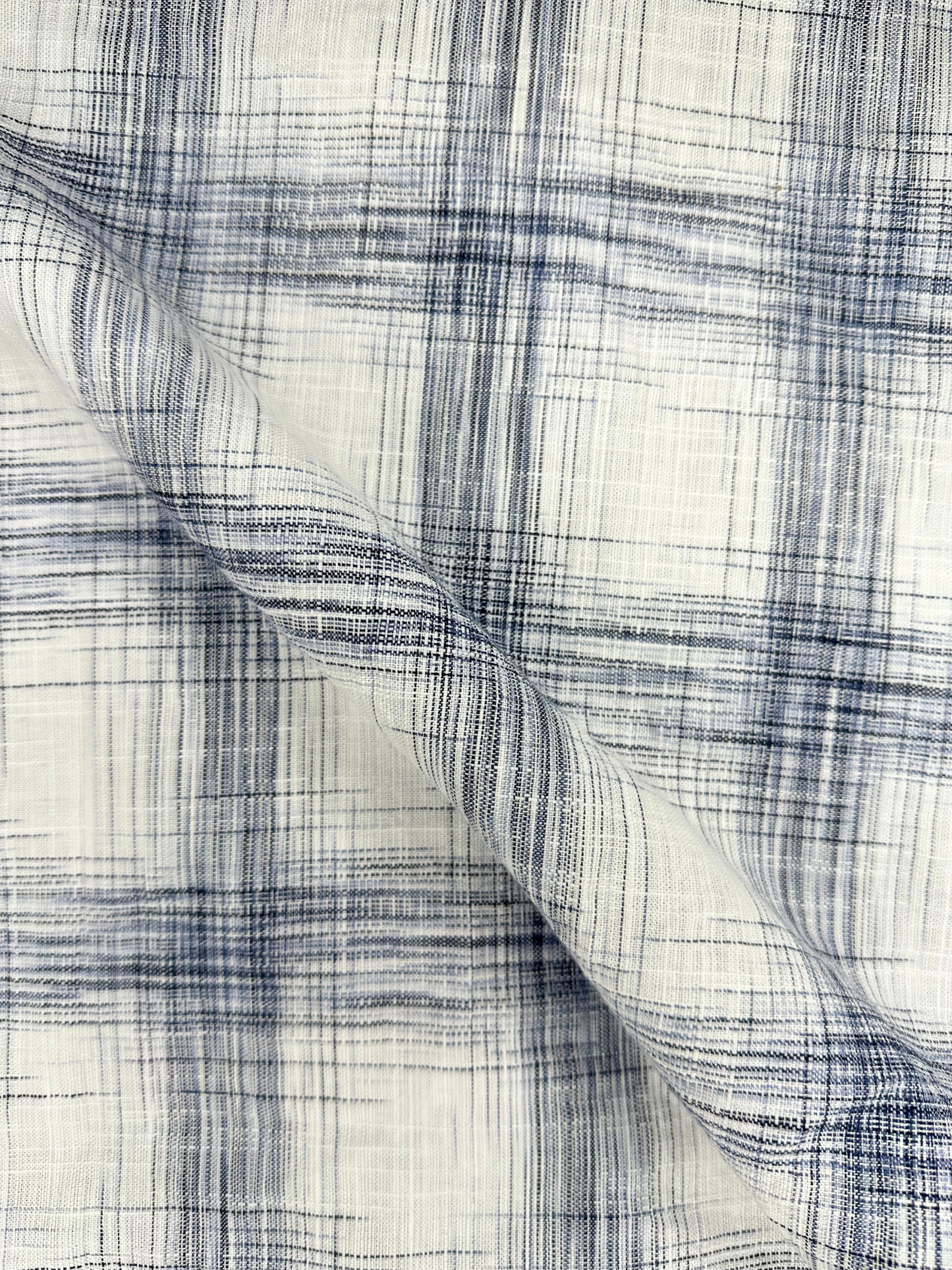 Men’s Linen Multicolor Check Shirt