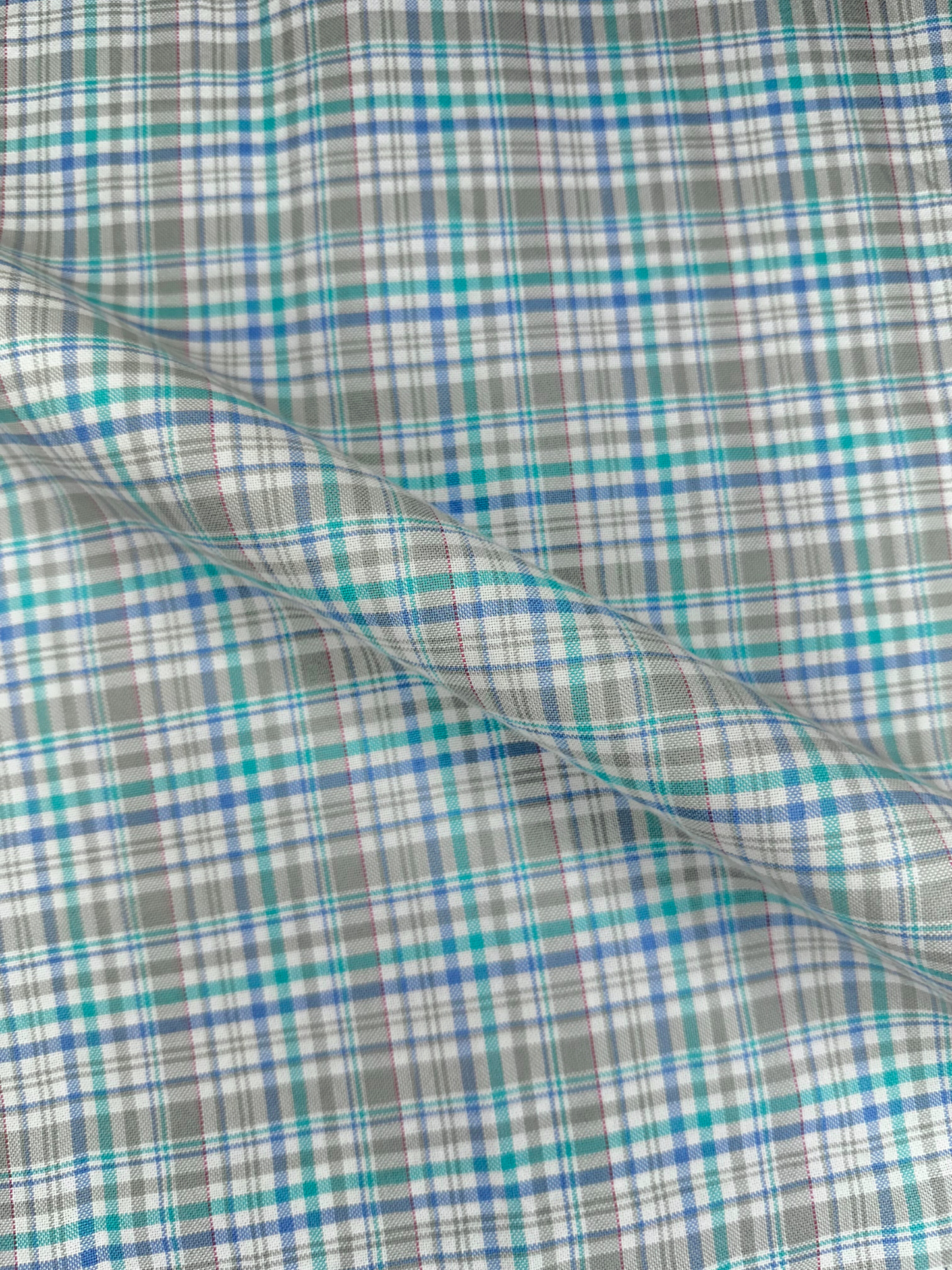 Men's Multicolor Checkered Slim Fit Oxford Shirt