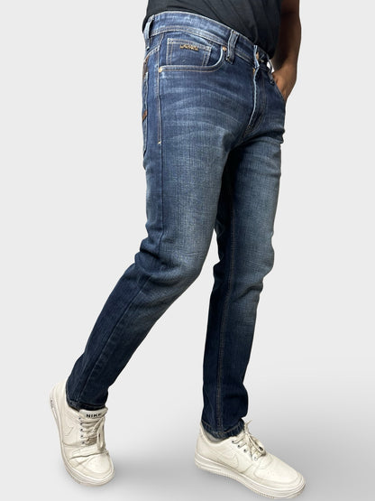 Men’s Mid Blue Ankle Fit Jeans