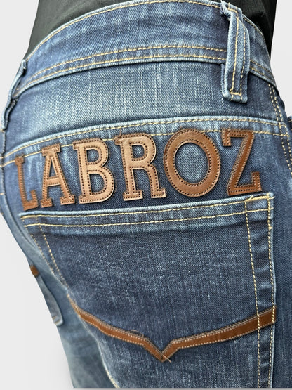 Men’s Mid Blue Ankle Fit Jeans