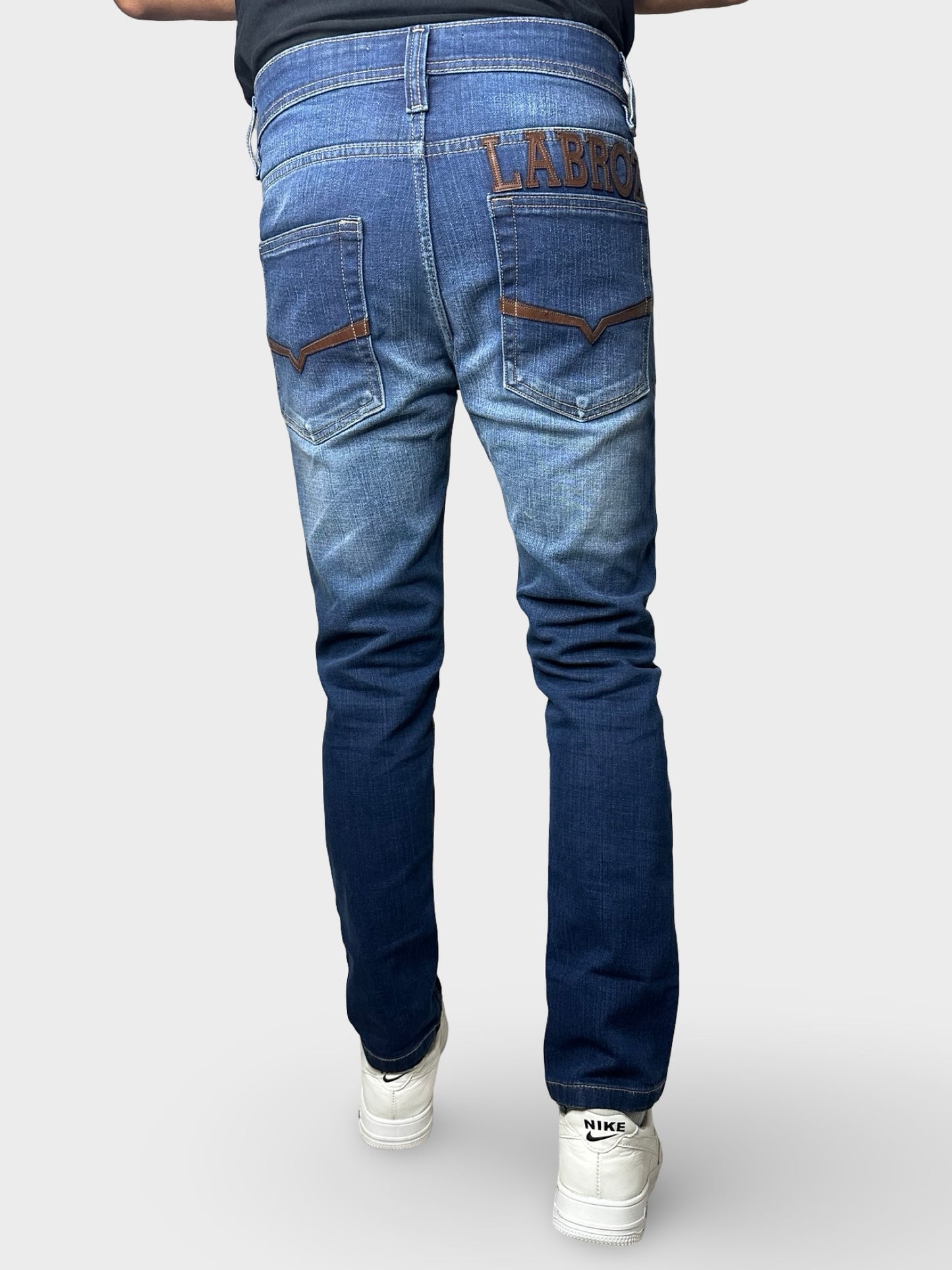 Men’s Blue Ankle Fit Jeans