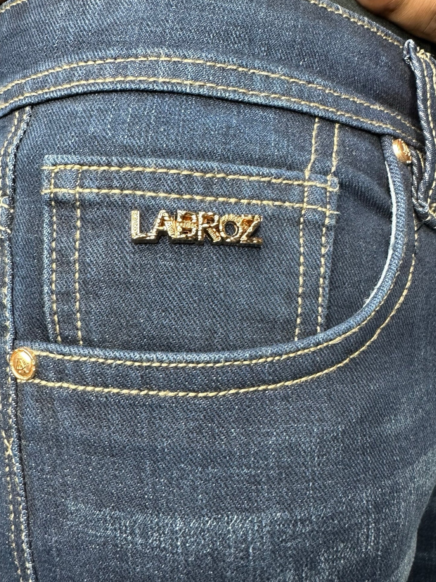 Men’s Navy Blue Ankle Fit Jeans