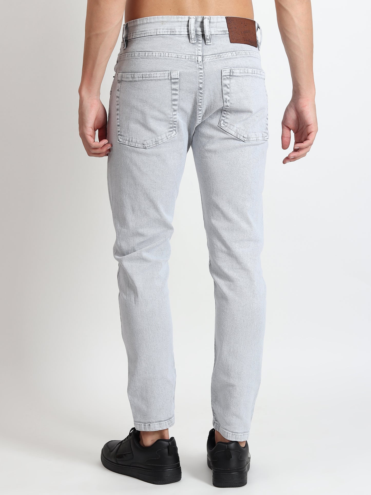 LIGHT GREY SKINNY FIT JEANS