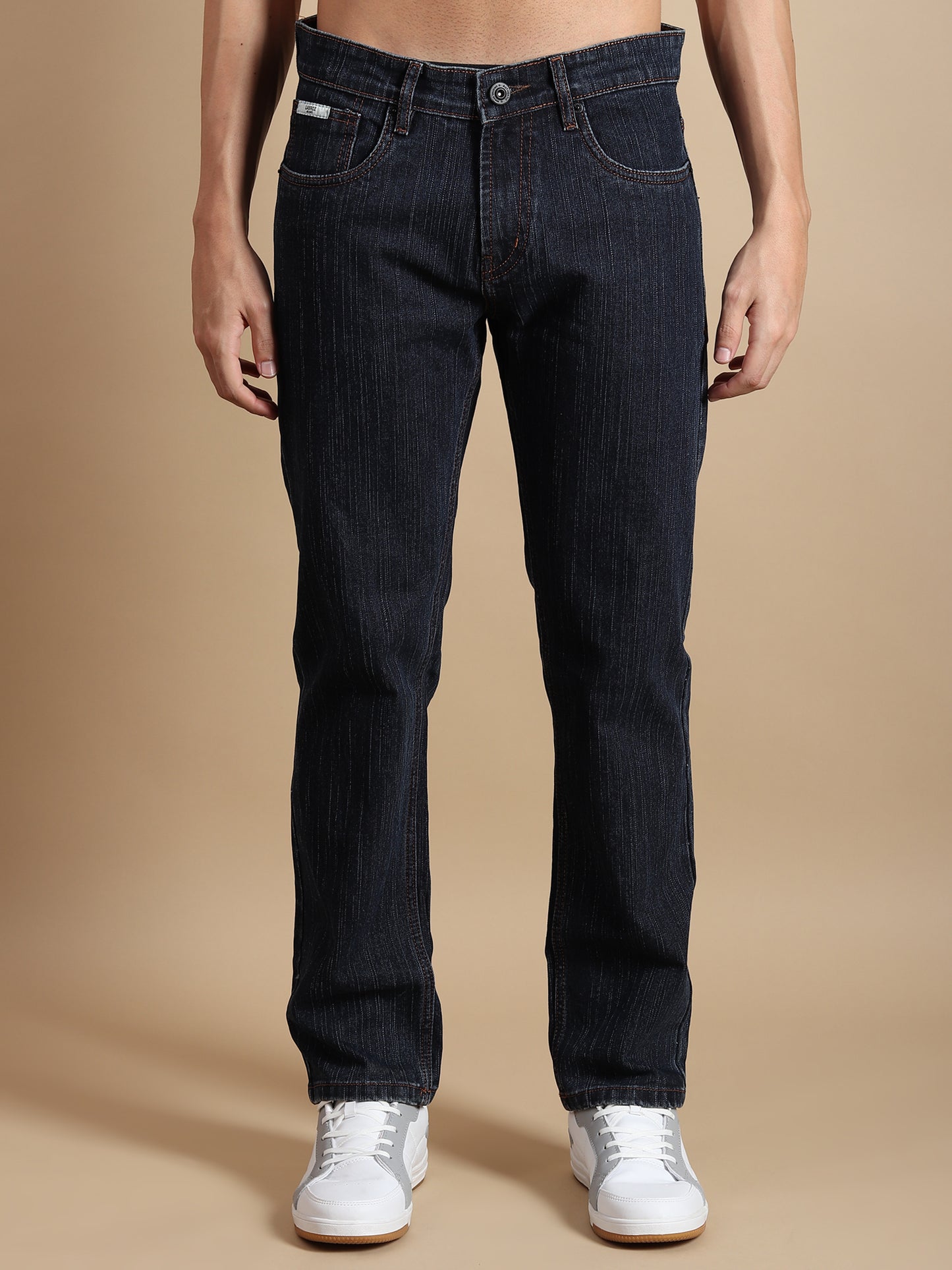 NAVY COMFORT FIT JEANS