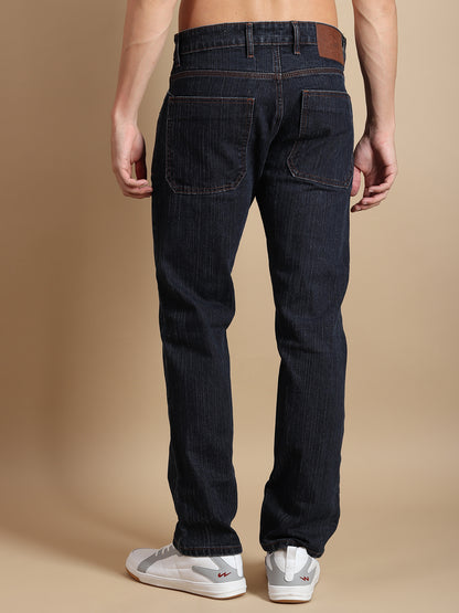 NAVY COMFORT FIT JEANS