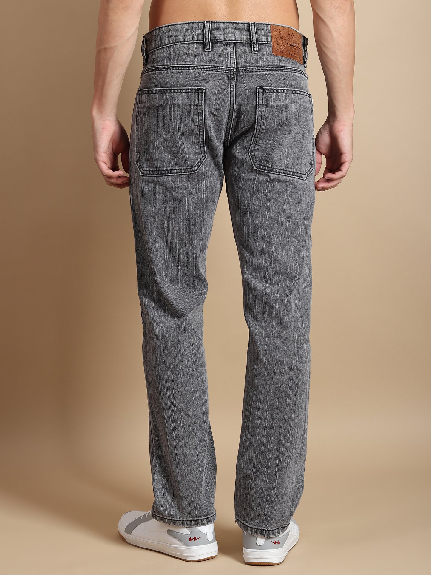 DARK GREY COMFORT FIT JEANS