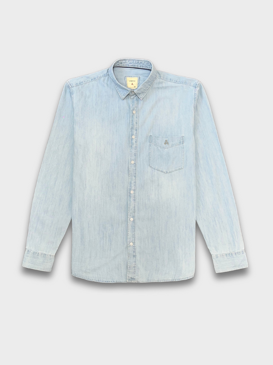 ICE BLUE SLIM FIT DENIM SHIRT