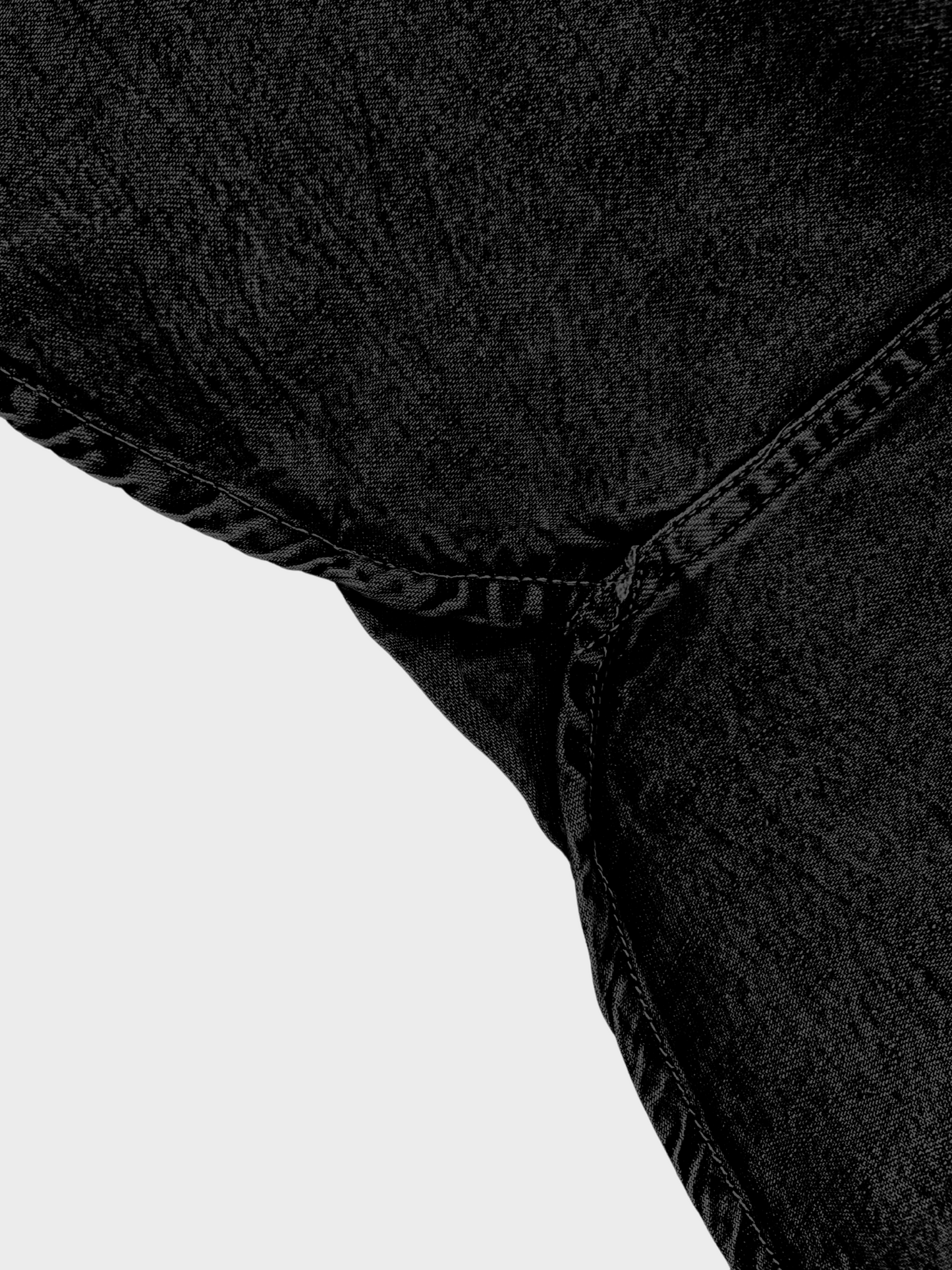 BLACK SLIM FIT DENIM SHIRT