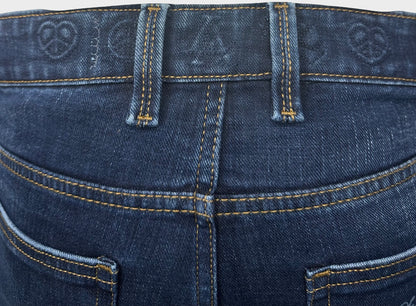 Men's Regular Fit Dark Blue Denim Jeans